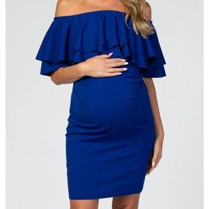 Pinkblush Blue Maternity Dress